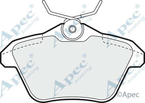 APEC BRAKING Bremžu uzliku kompl., Disku bremzes PAD943